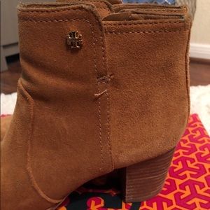 Tory Burch tan booties